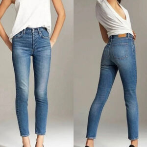 Aritzia Denim Forum Yoko High Rise Slim Jeans medium wash - 31